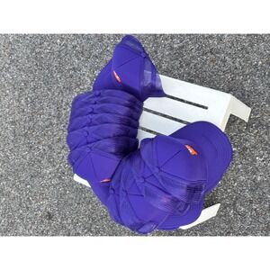 Lot of 11 Otto Cap Purple Trucker Hats Orange Monster Patch Snapback Mesh Caps